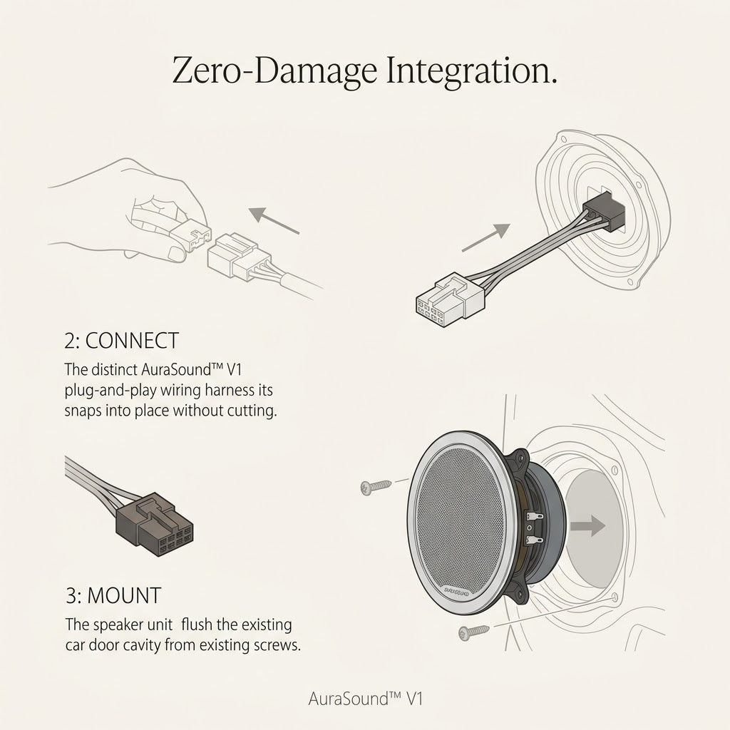 Drivepaxo AuraSound V1 Premium Car Speaker Upgrade