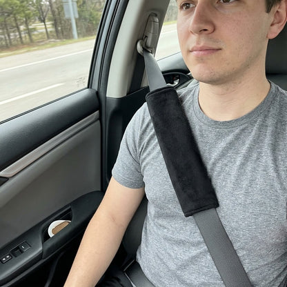 Drivepaxo LuxeDrive Premium Ergonomic Seat Belt Cushion
