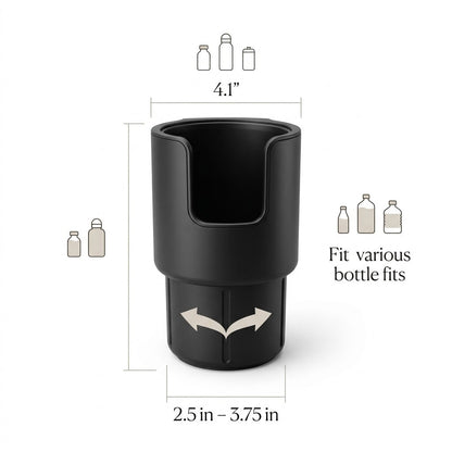 Drivepaxo Expandable Car Cup Holder & Console Organizer