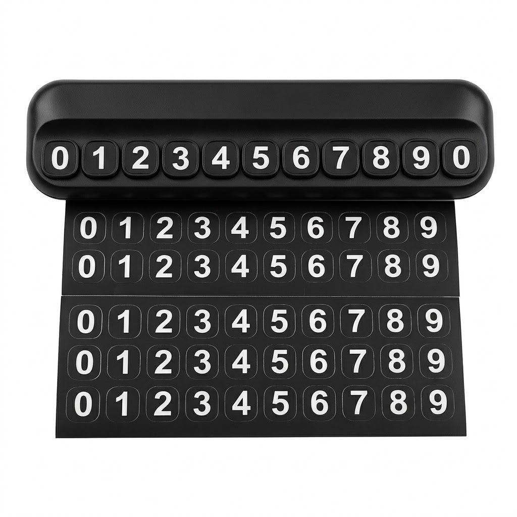 Drivepaxo The 'Lovely Cure' Artisan Dashboard Parking Sign